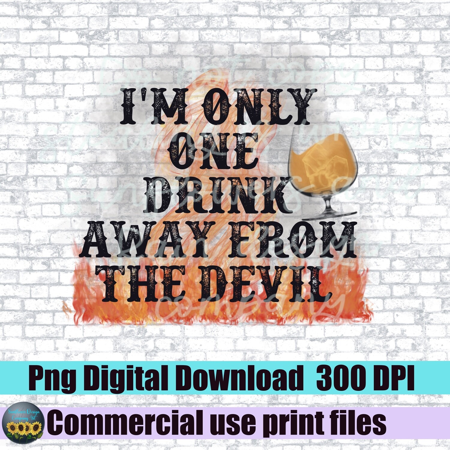 Only one drink away from the Devil png. Png  jellyroll png.  band design. Sublimation T-shirts digital download. Ready to print. Png fil