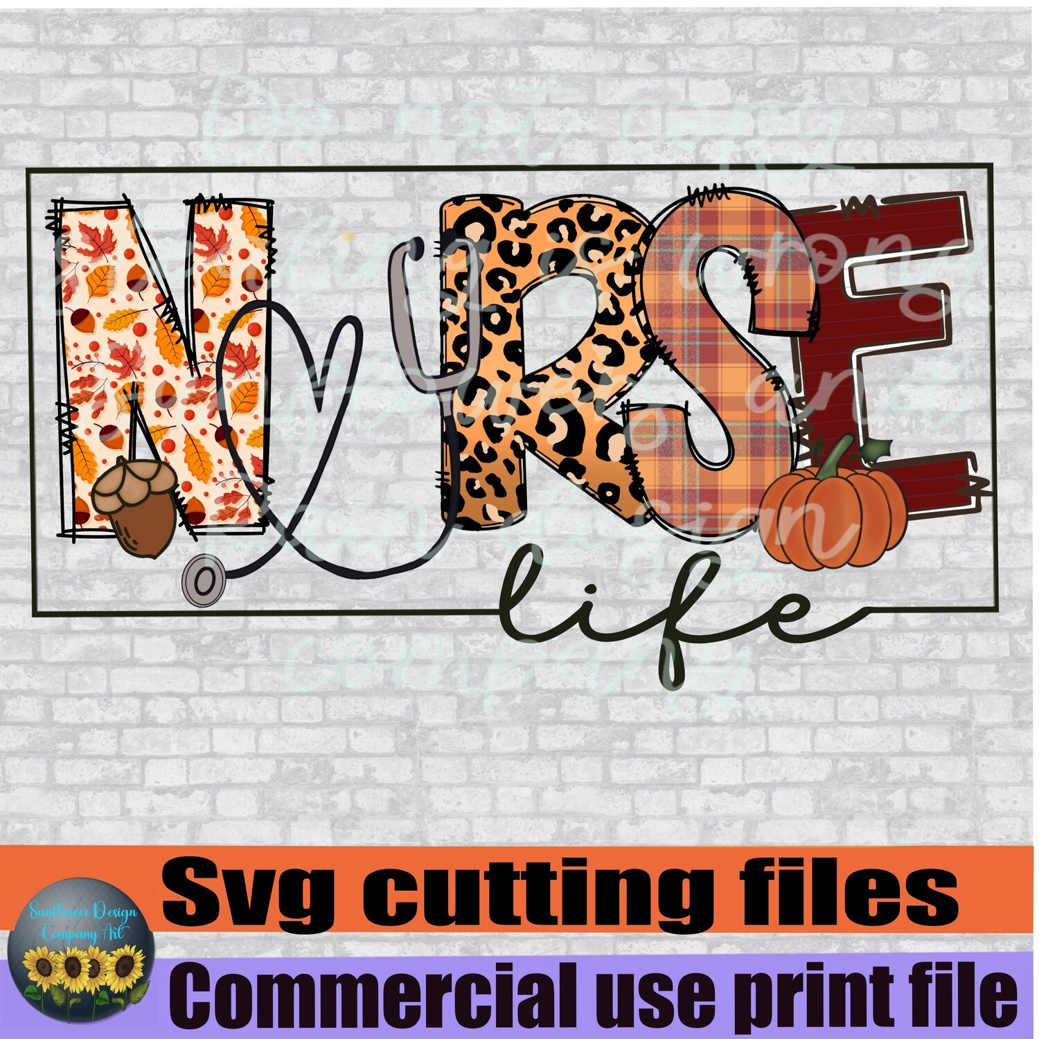 Nurse PNG- Fall Sublimation Design, Fall Png, Autumn Sublimation,Retro Fall designs, Cute fall png, Retro mama png, Thanksgiving png,Cheetah