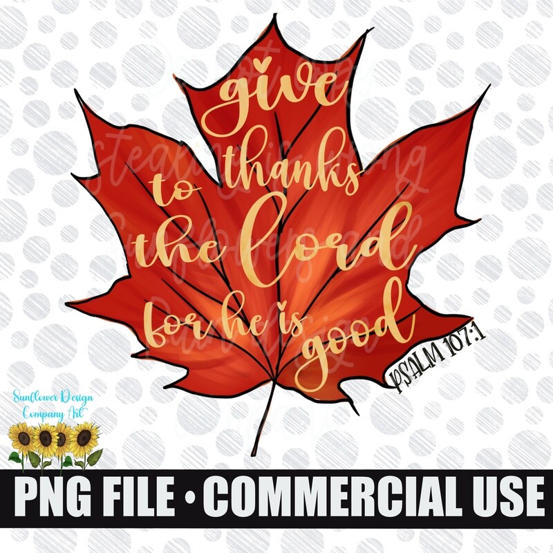 Give thanks to the lord png