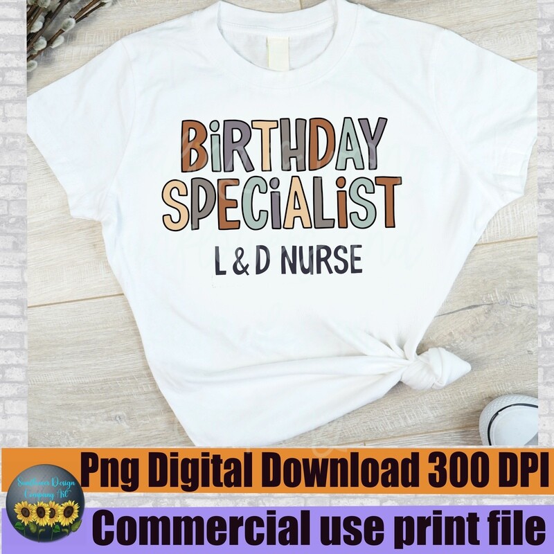 Birthday specialist. Labor and Delivery Nurse png.