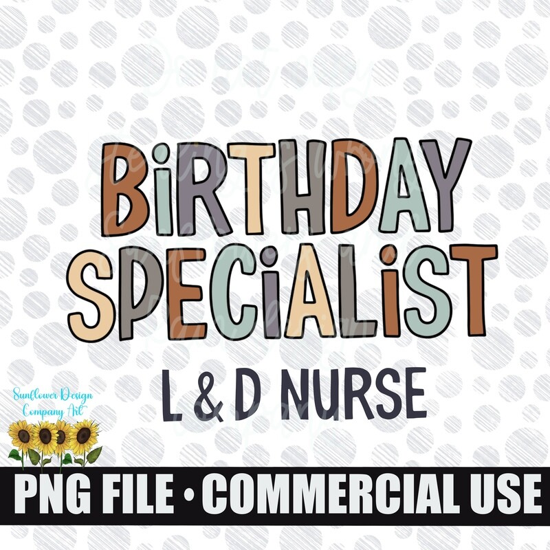 Birthday specialist. Labor and Delivery Nurse png.