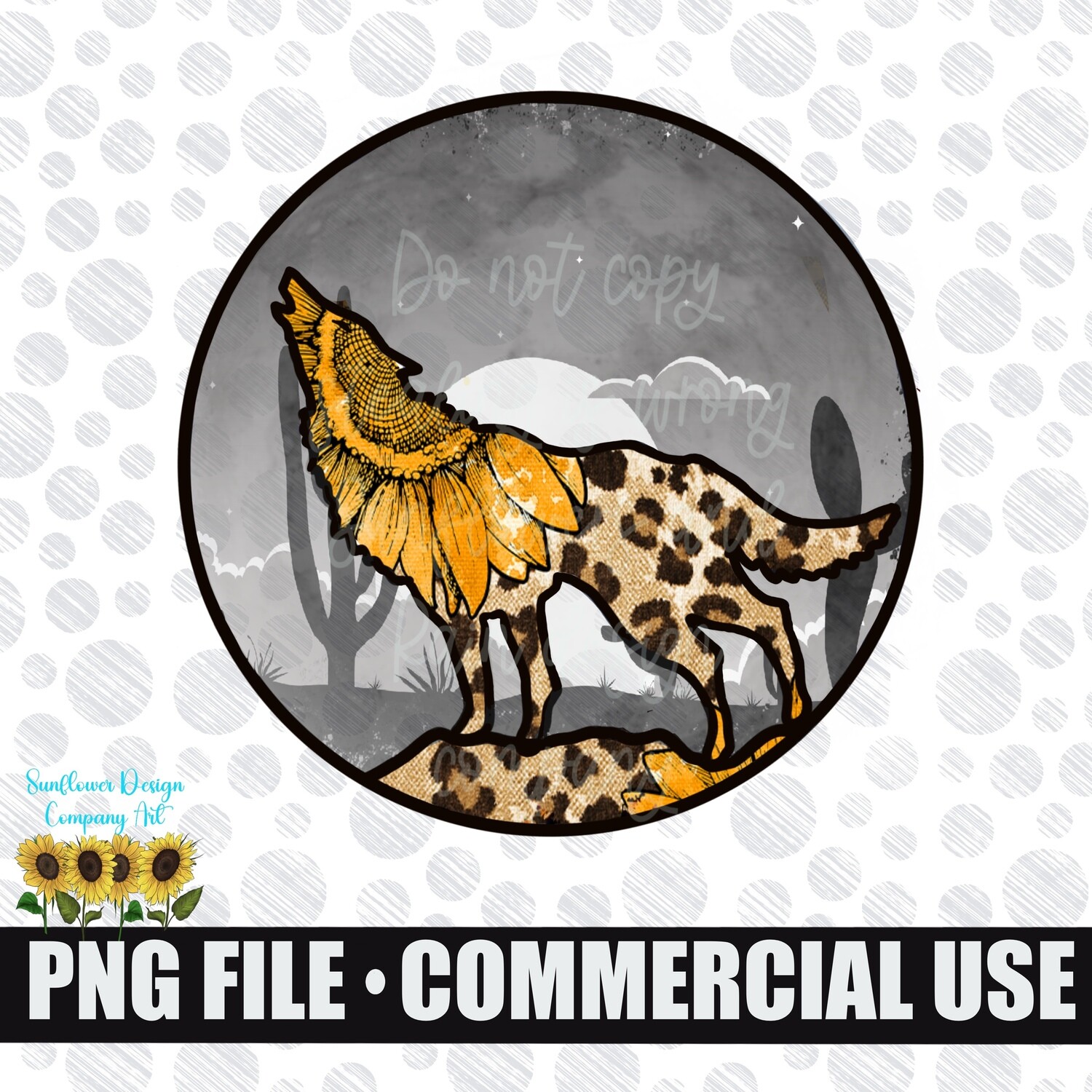 Wolf PNG, Western PNG, leopard print  PNG, sunflowers png,Vintage Rodeo Sublimation, Western Sublimation, Cowboy Png, Retro Western Png,