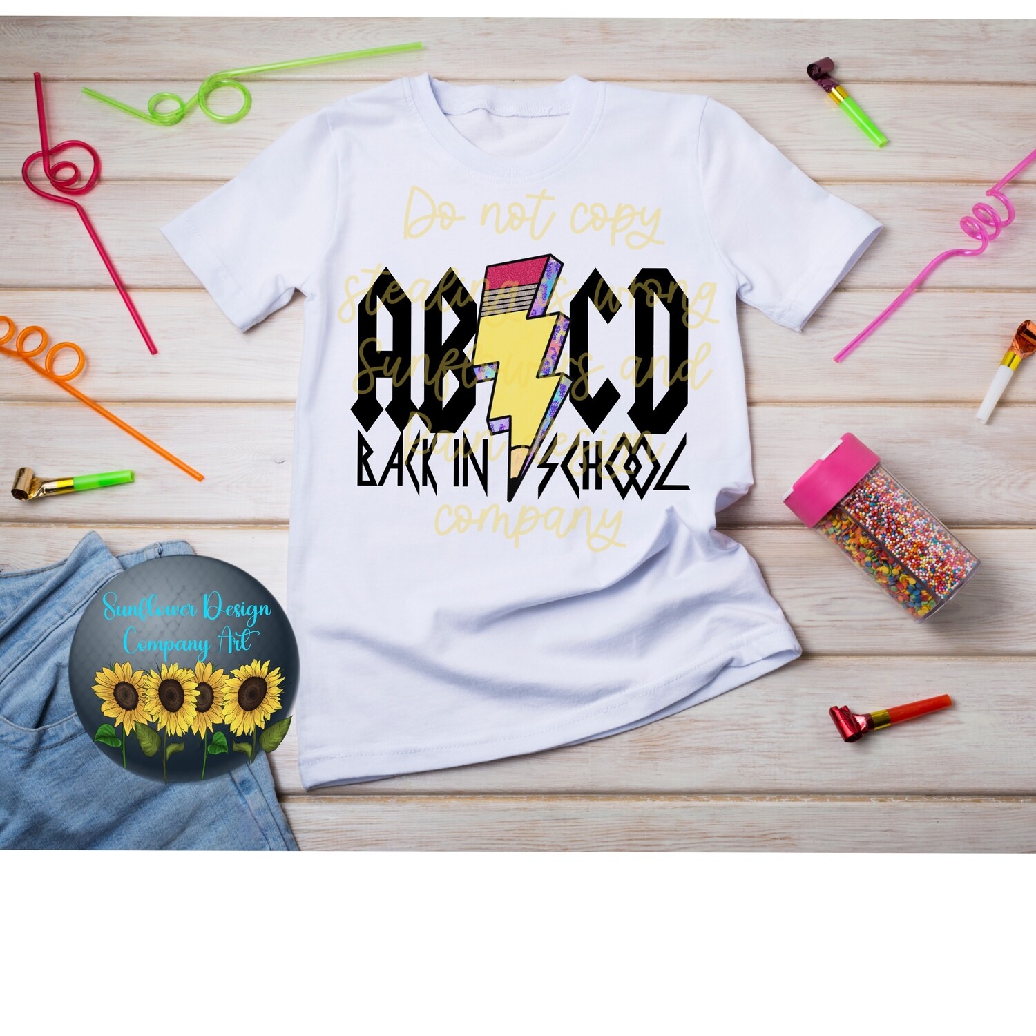 ABCD back to school png file for sublimation T-shirts.retro leopard print pencil. Teachers kids schools digital download