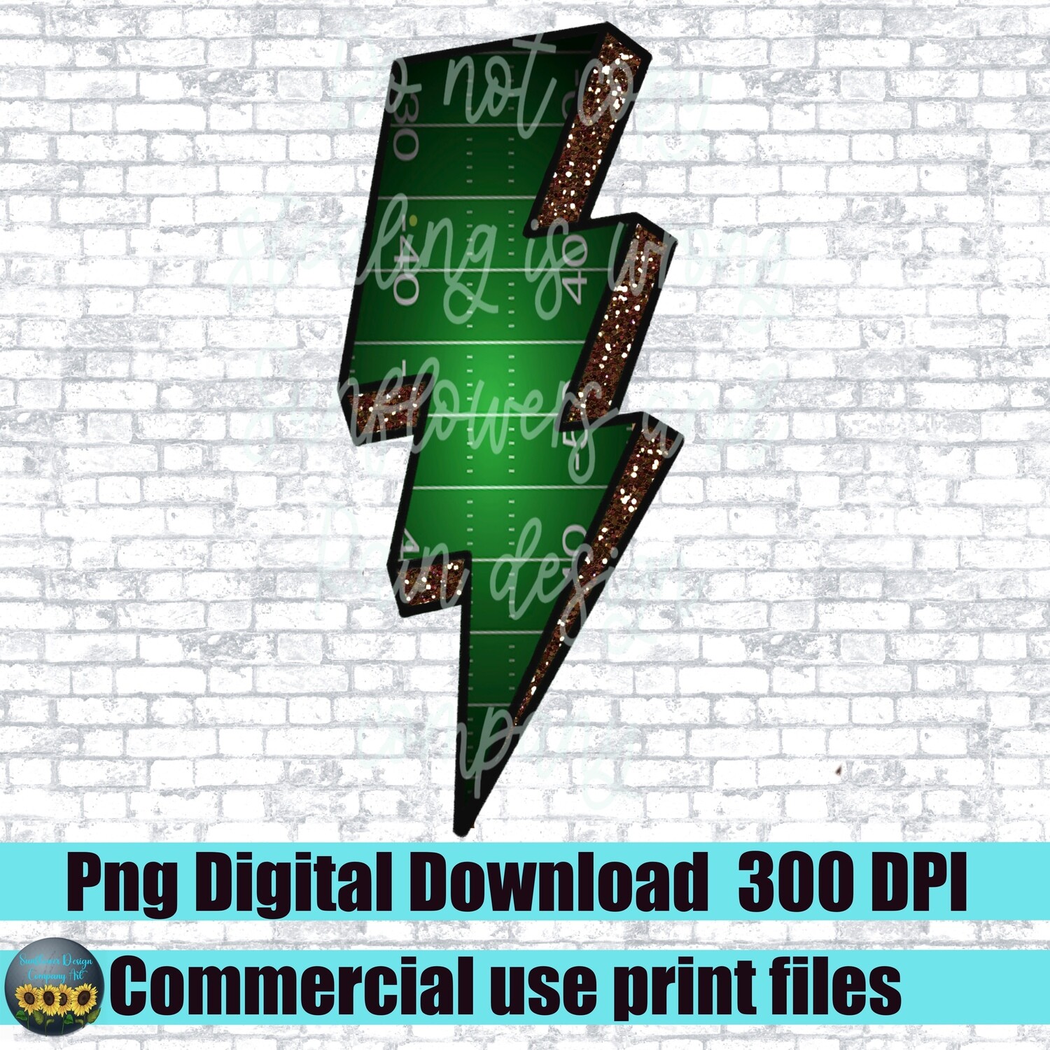 Football Lightning Bolt, Glitter,football field,football helmet,Football shirt, PNG digital download, Sublimation design, clipart, elements
