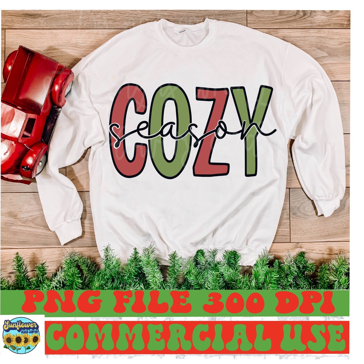 Cozy season png file for sublimation shirts