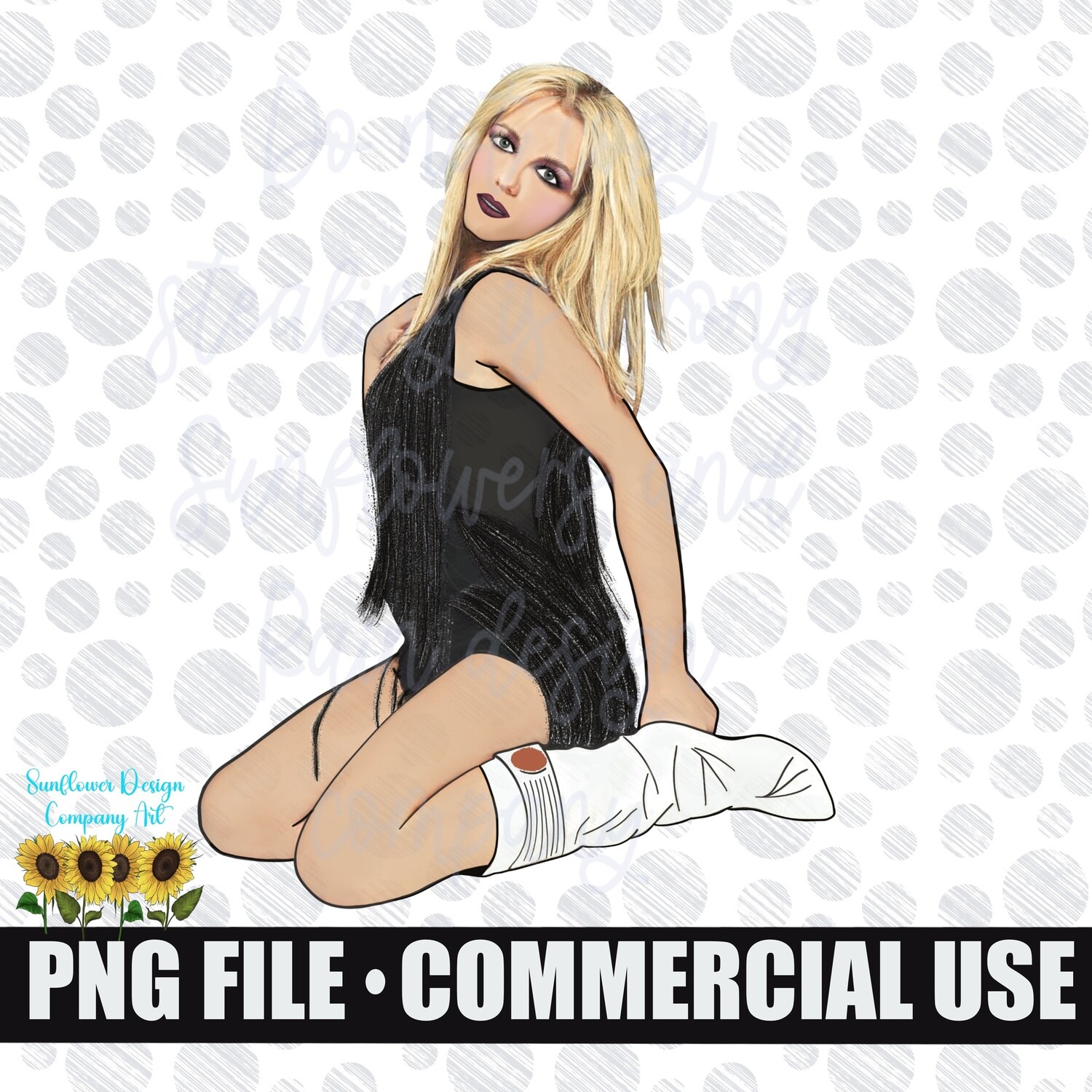 Brittany clipart for digital designs and sublimation design