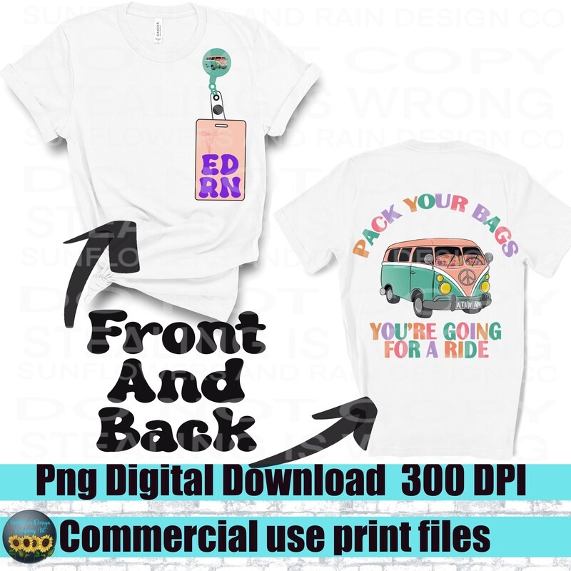 Funny ER RN, Ativan. nurse png design for sublimation shirts