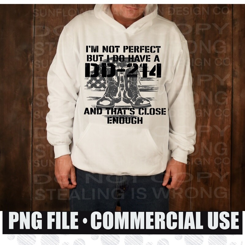 DD214 PNG file for sublimation shirts