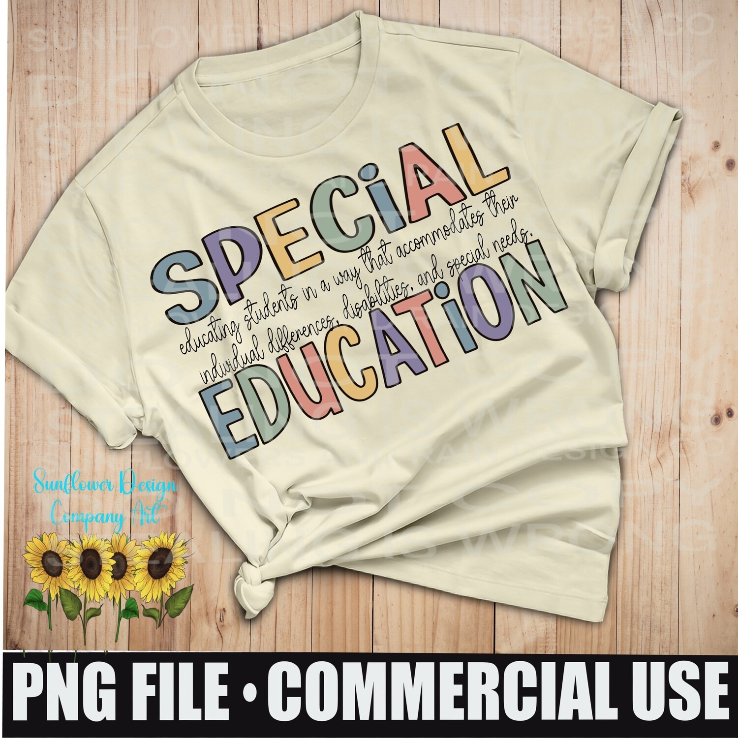 Special Education  png design for sublimation shirts