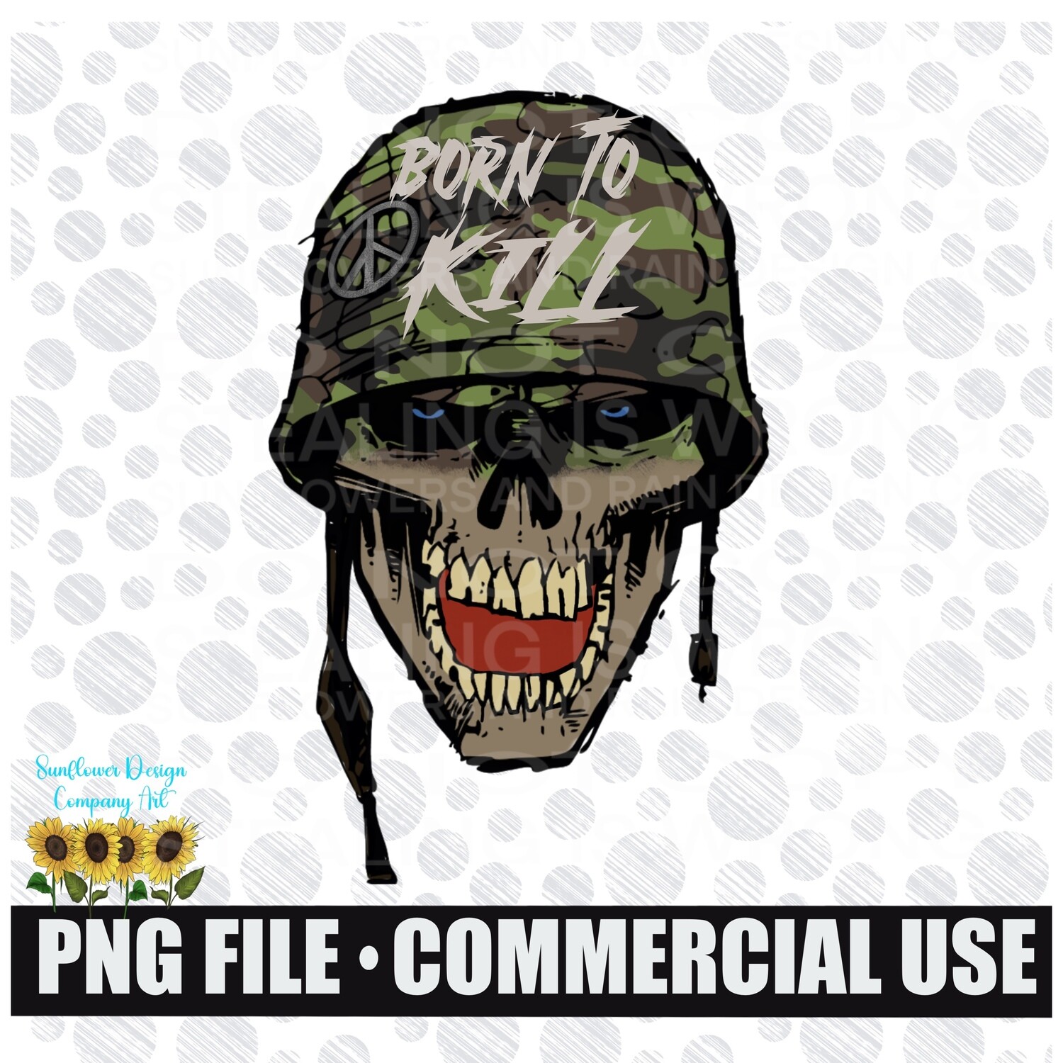 Born to kill png file for sublimation shirts