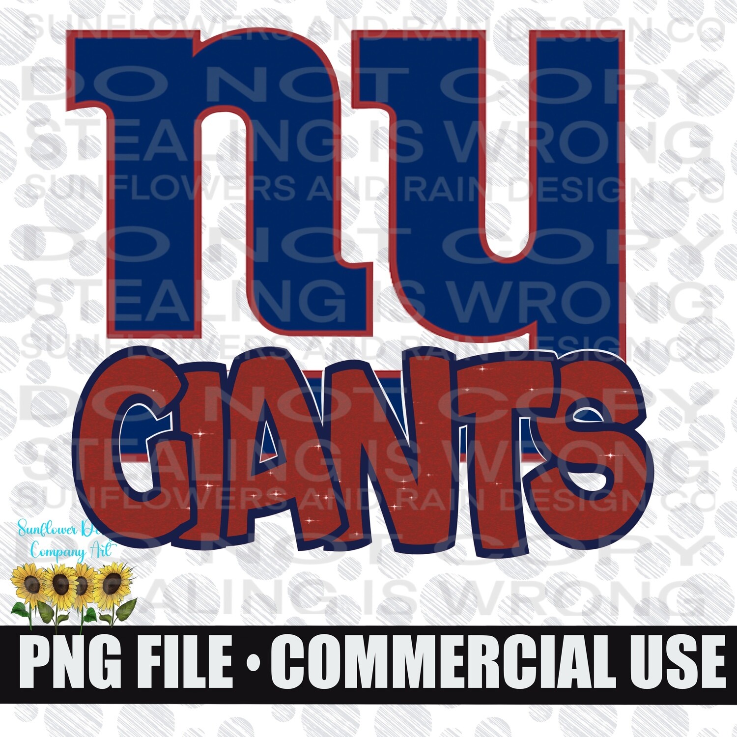 New York Giants Football  PNG digital download, Sublimation design.
