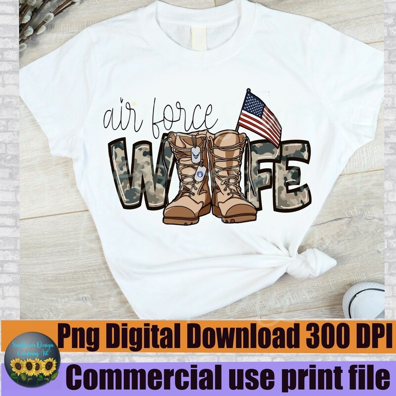 Air Force mom png file for sublimation T-shirts. Digital download. Support our troops. Patriotic sublimation designs. American flag png