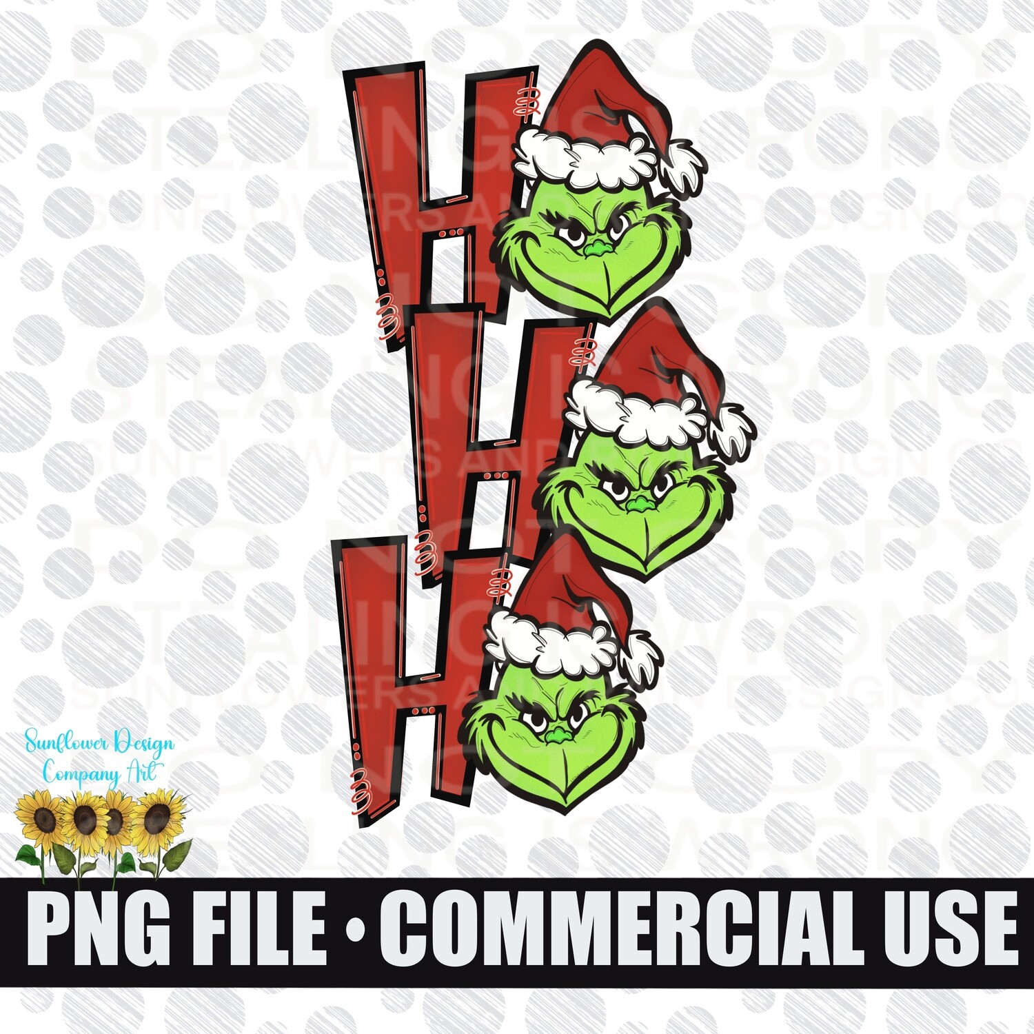 Ho ho ho  Grinch. Png file