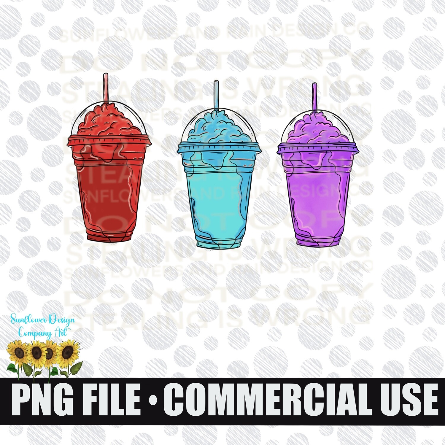 Drink clip art Individual png files