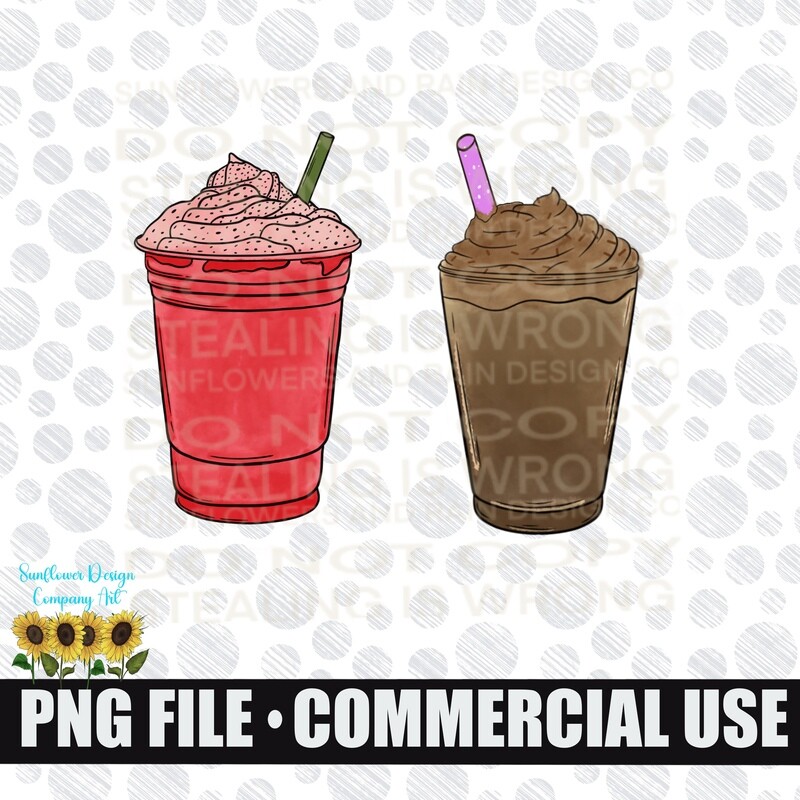 Drink clip art Individual png files