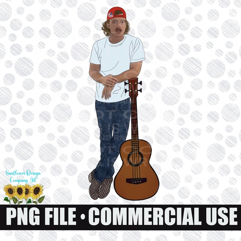 Wallen with guitar clip art Individual png files