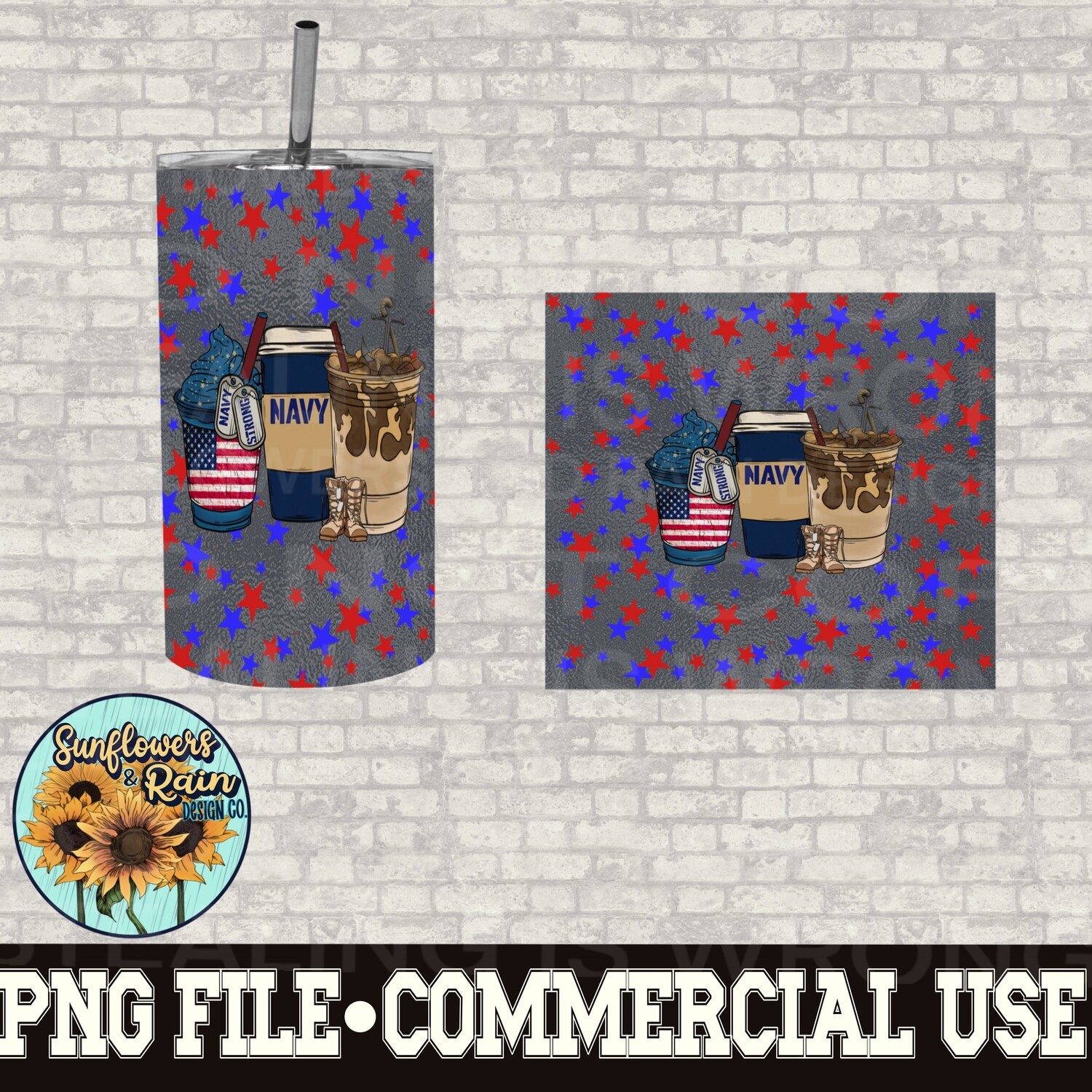 Navy tumbler wrap for sublimation tumblers. 20 Ready to print digital download