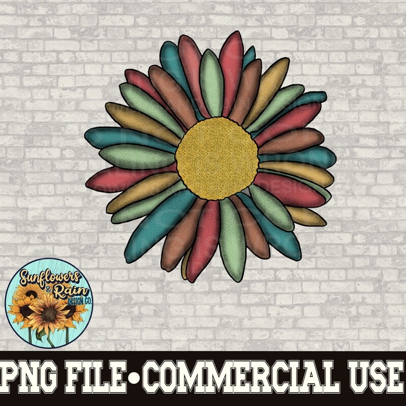 colorful flower bundle png files. Use alone or as clipart