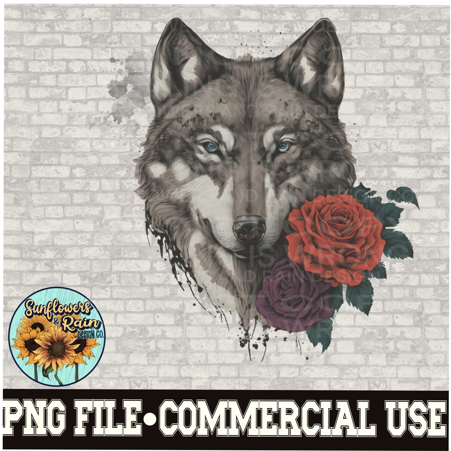 Wolf  png file  PNG digital download, Sublimation design.