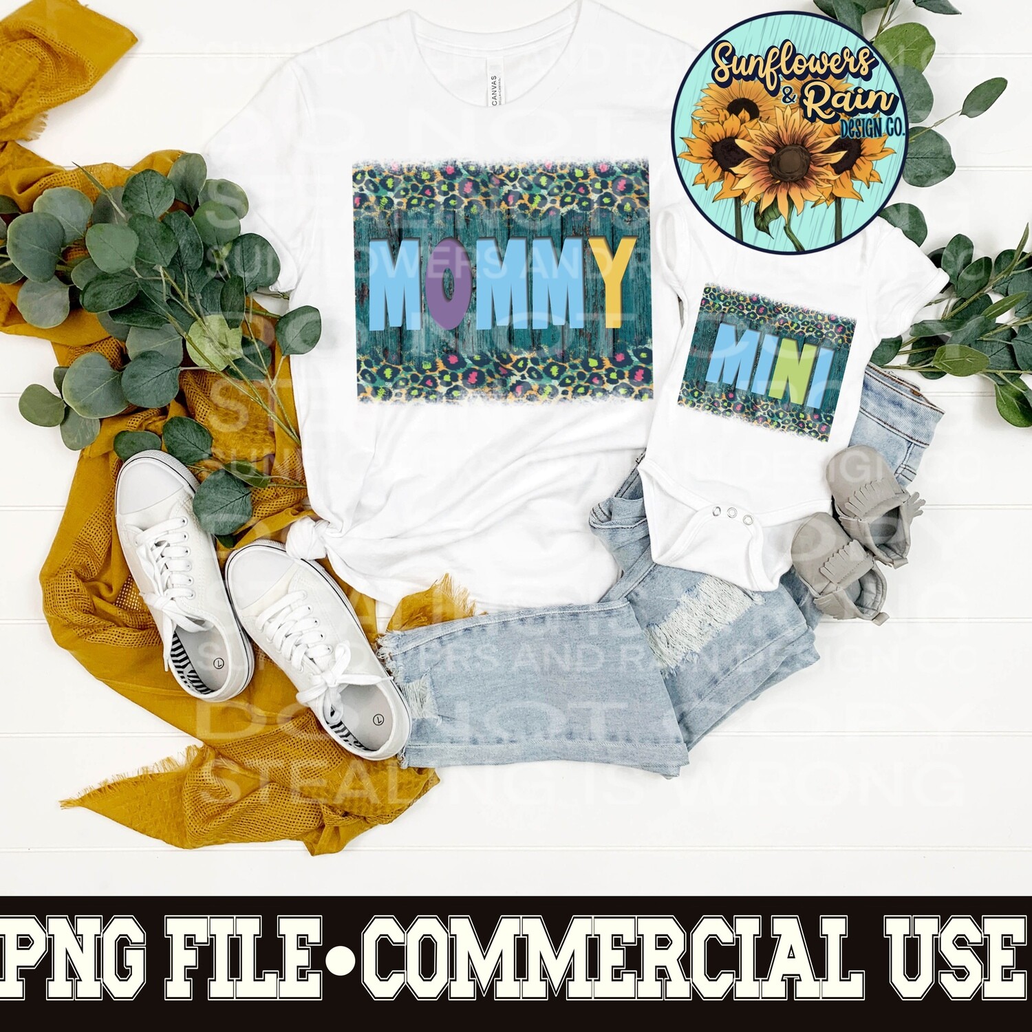 Mommy and mini bundle  png files included  digital download, Sublimation design.