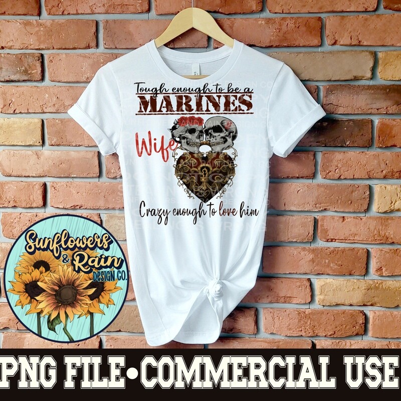 Marines wife digital download, Sublimation design.