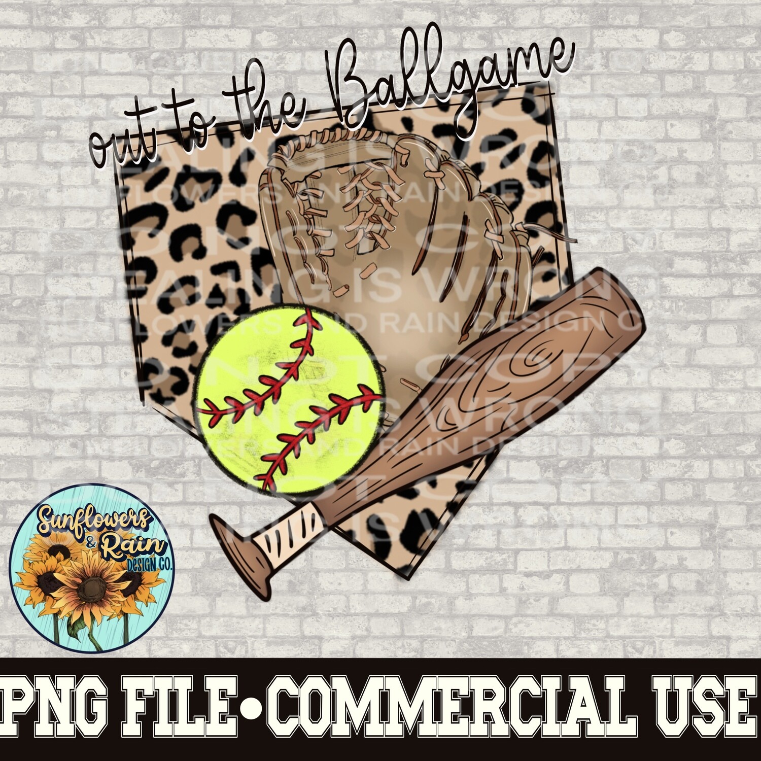 Take me out to the ballgame. Softball png files included  digital download, Sublimation design.