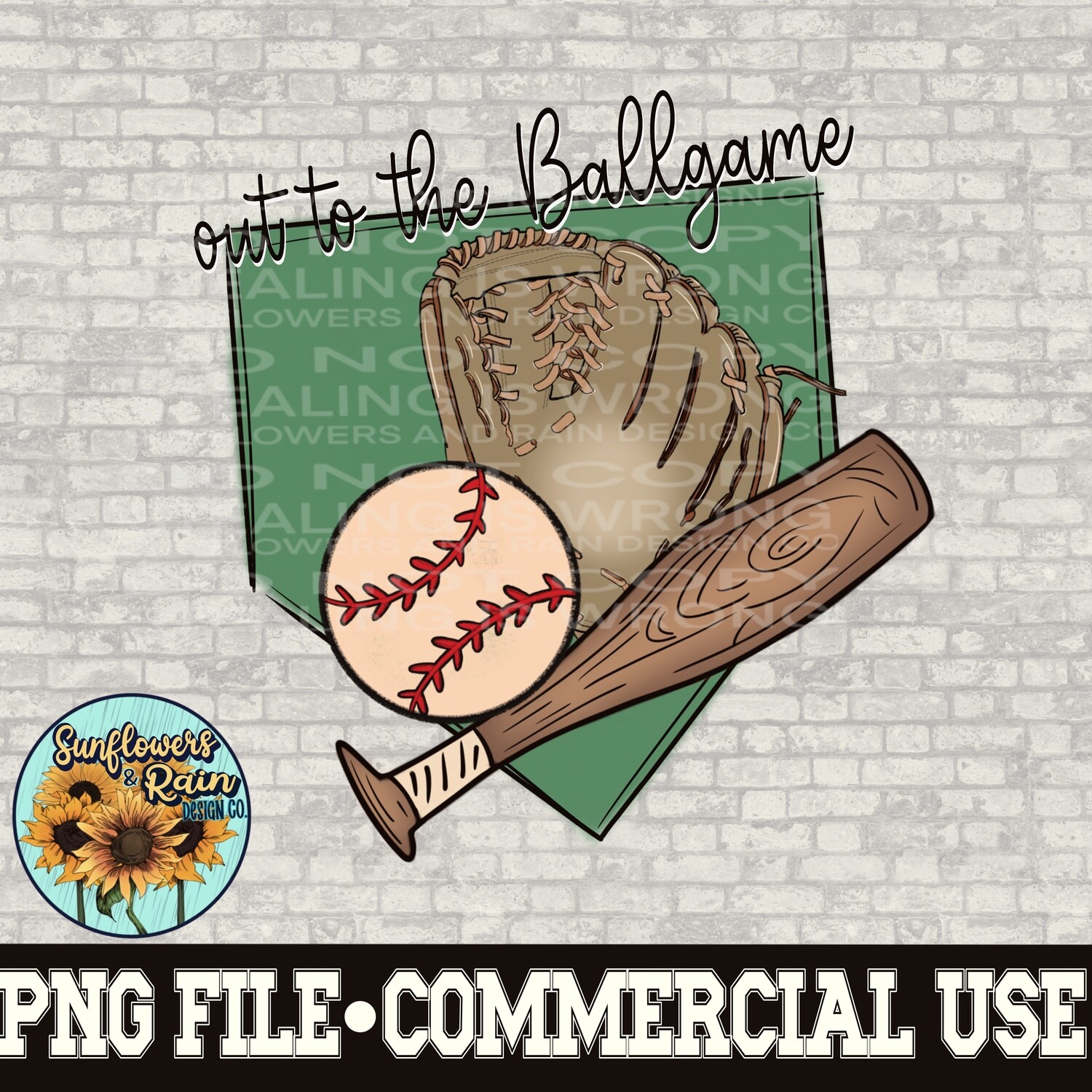 Take me out to the ballgame. baseball  png files included  digital download, Sublimation design.