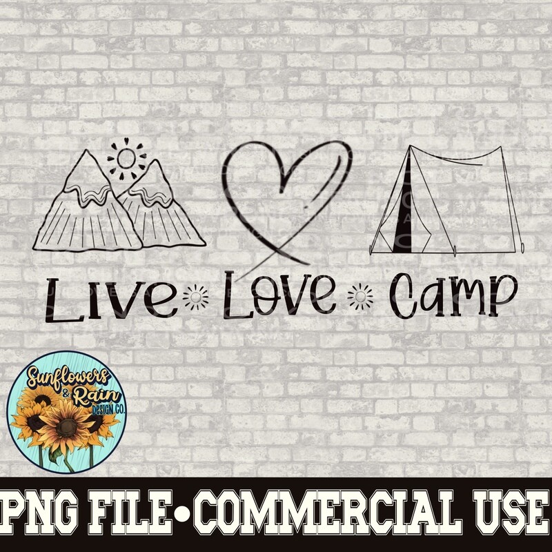 Peace Love Camp png file included  digital download, Sublimation design.