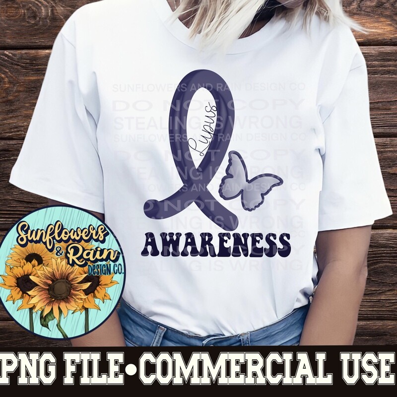 Lupus awareness. Png file for sublimation. Digital download