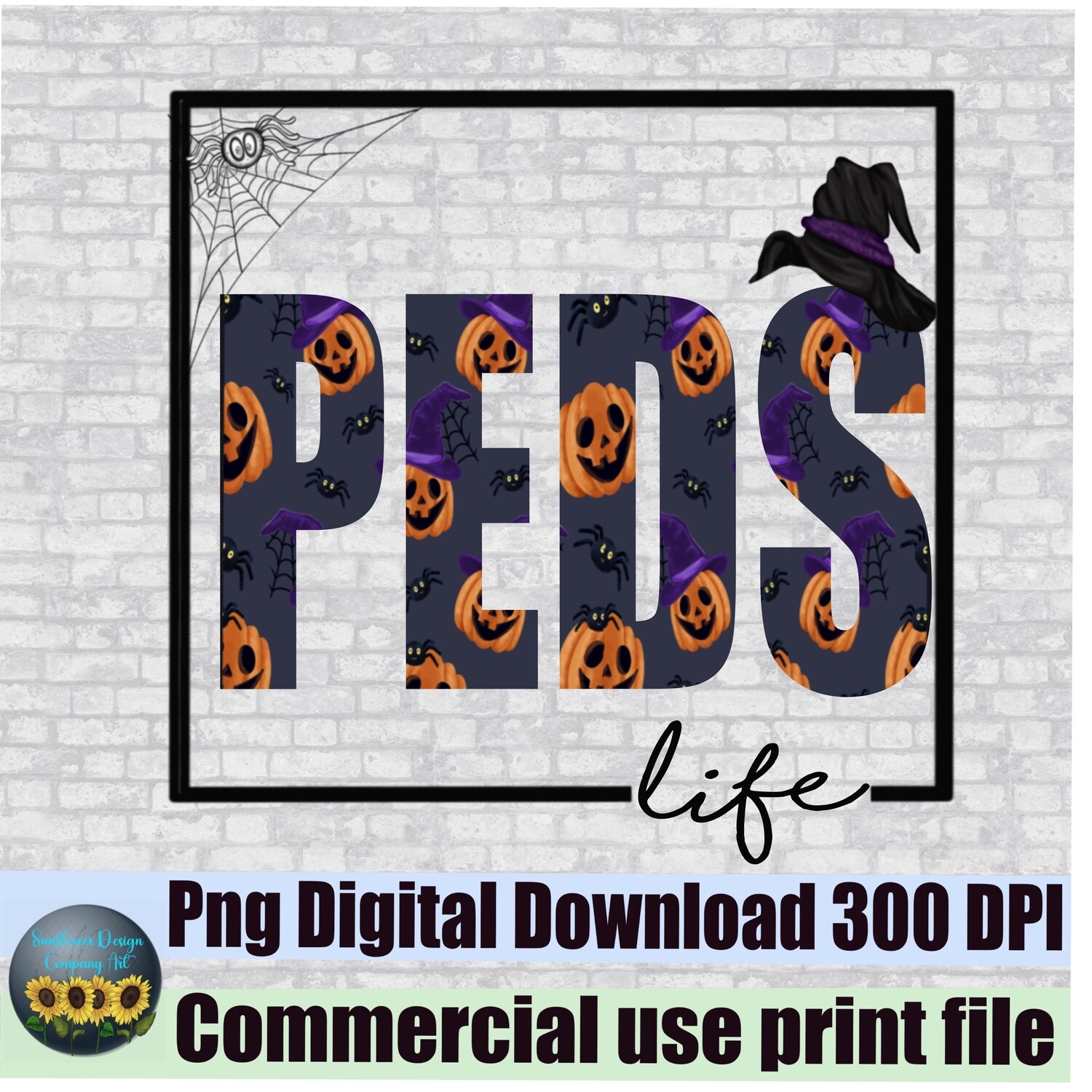 PEDS nurse Halloween,pumpkin for sublimation T-shirts digital download. Fall,autumn,witch Png file for sublimation shirts  instant download
