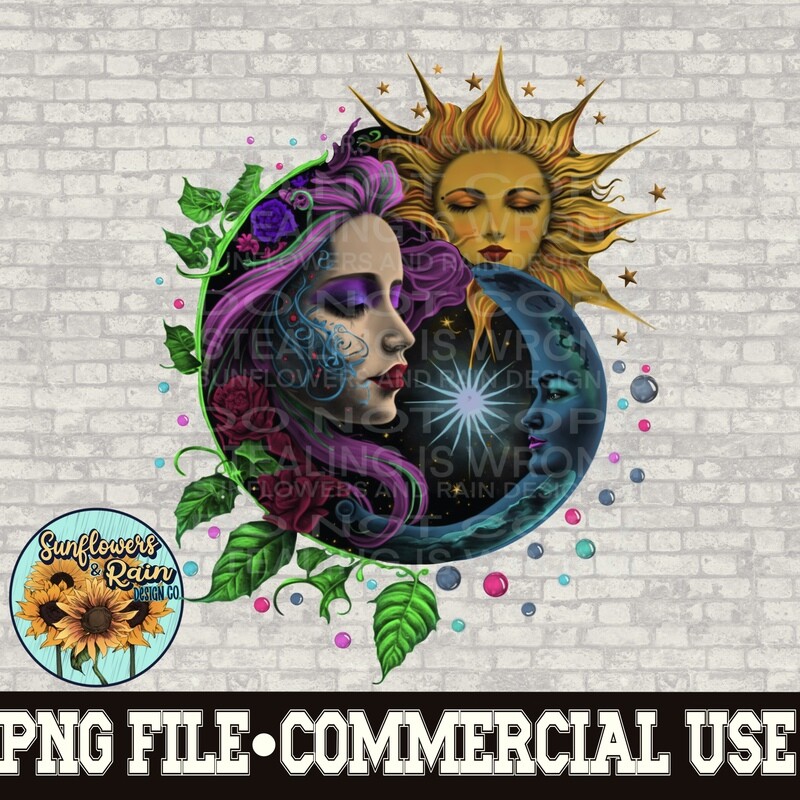 Mother Nature png file for sublimation or Dtf. Digital download only