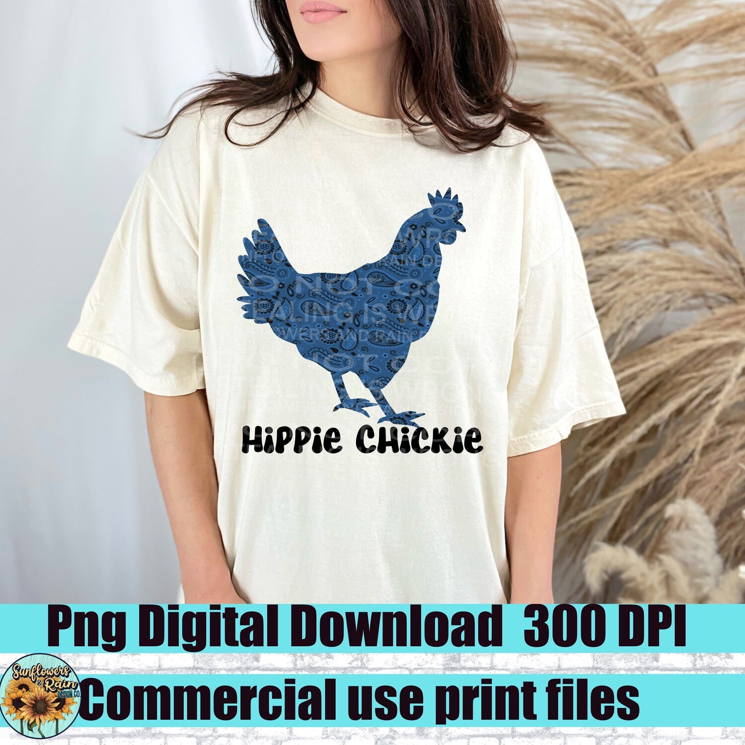 Hippie chickie png file included  digital download, Sublimation design.