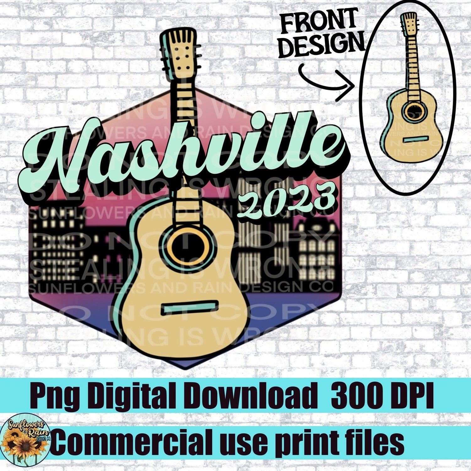 Nashville 2023  png file included  digital download, Sublimation design.