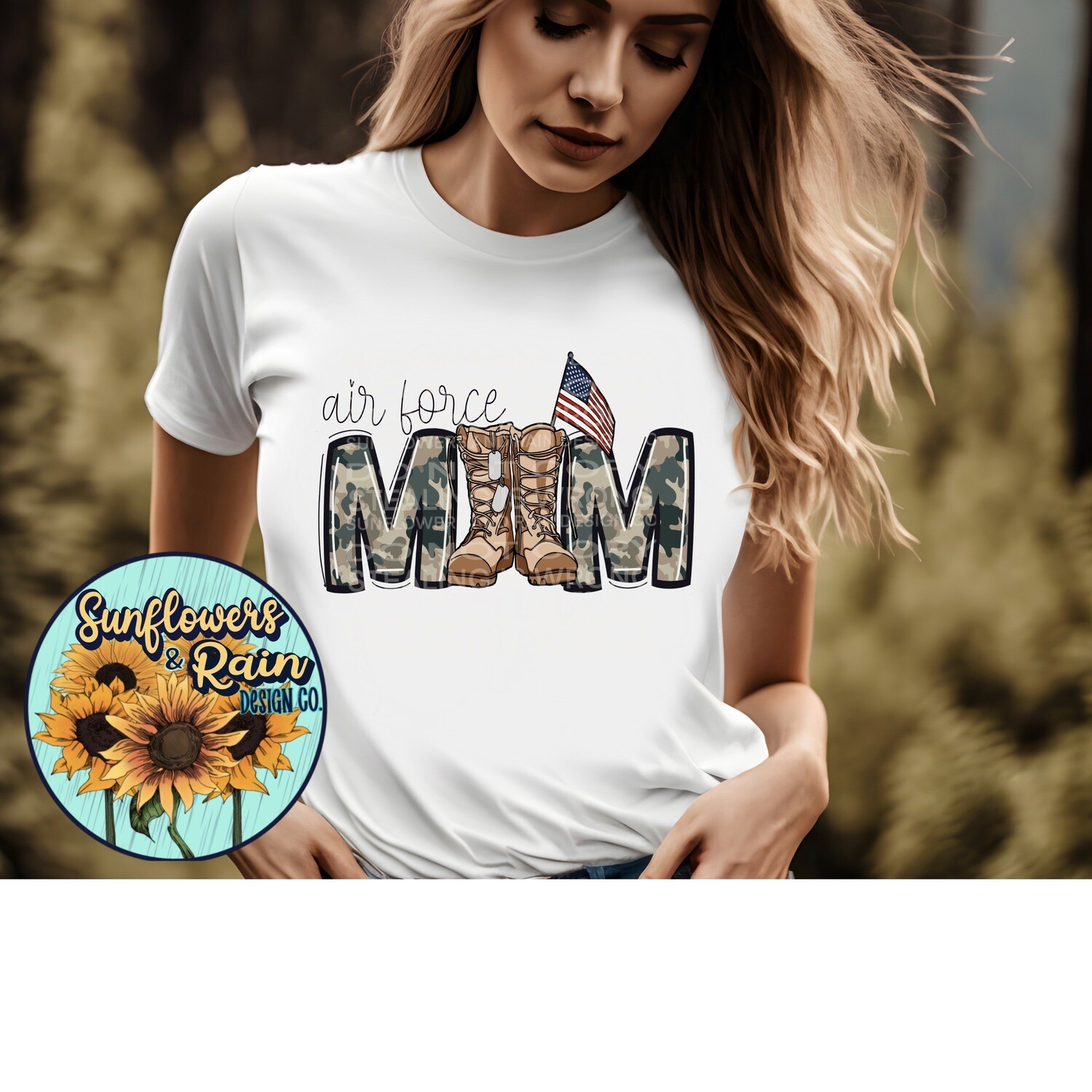 Air Force Mom T-shirt. 
Please read full description