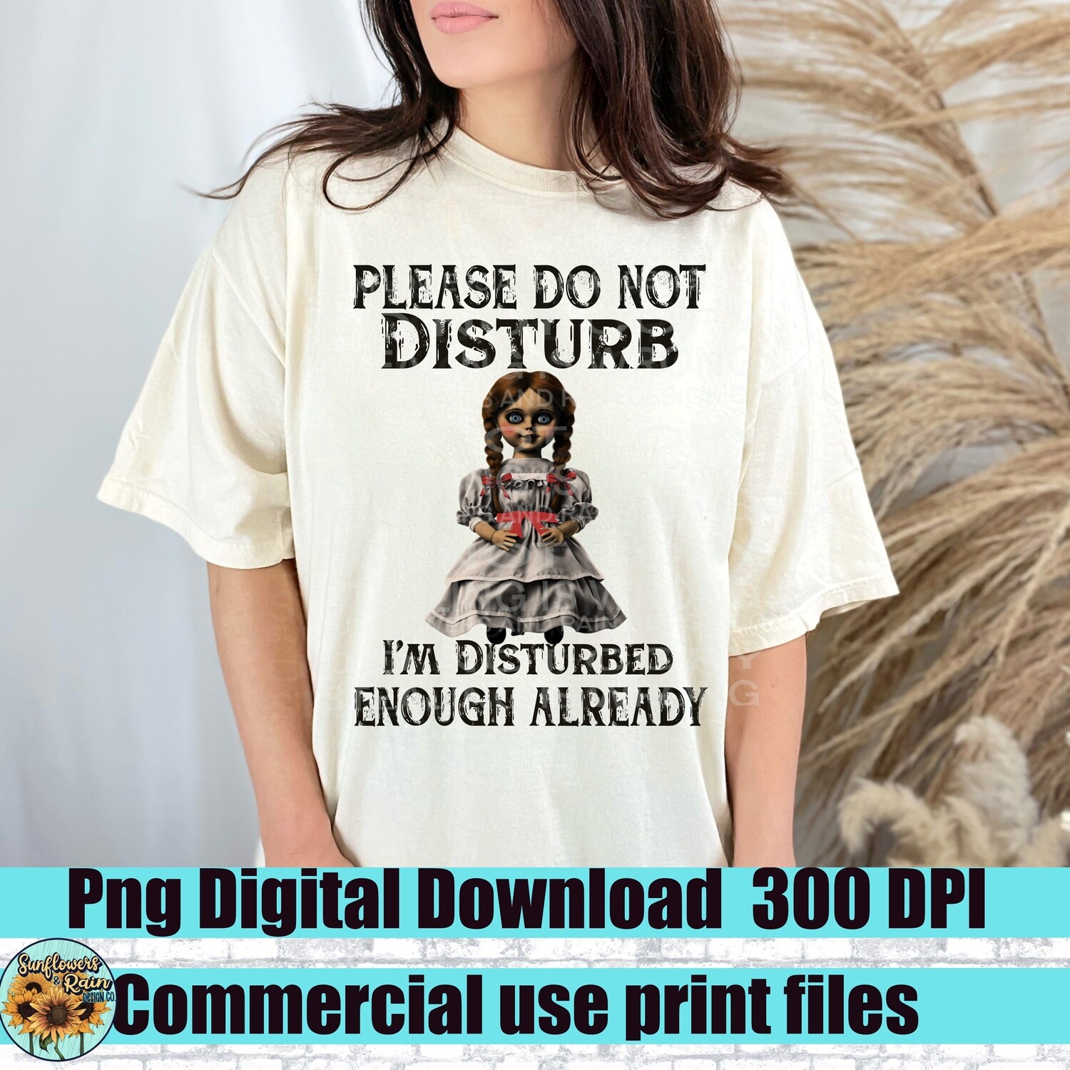 Please do not disturb. Annabelle png file for sublimation and dtf. Digital download