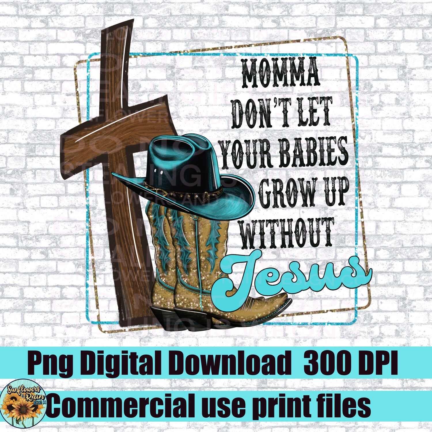 Mommas don’t let your babies grow up without Jesus. 2 file 1 for sublimation 1 for DTF files for sublimation and dtf. Digital download