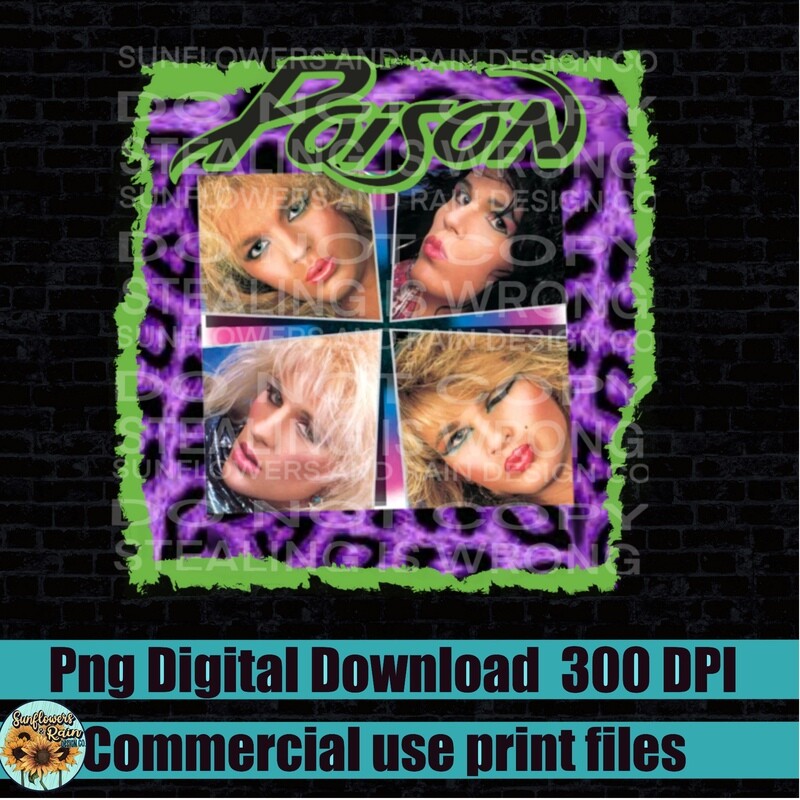 Poison  png file for sublimation and dtf. Digital download