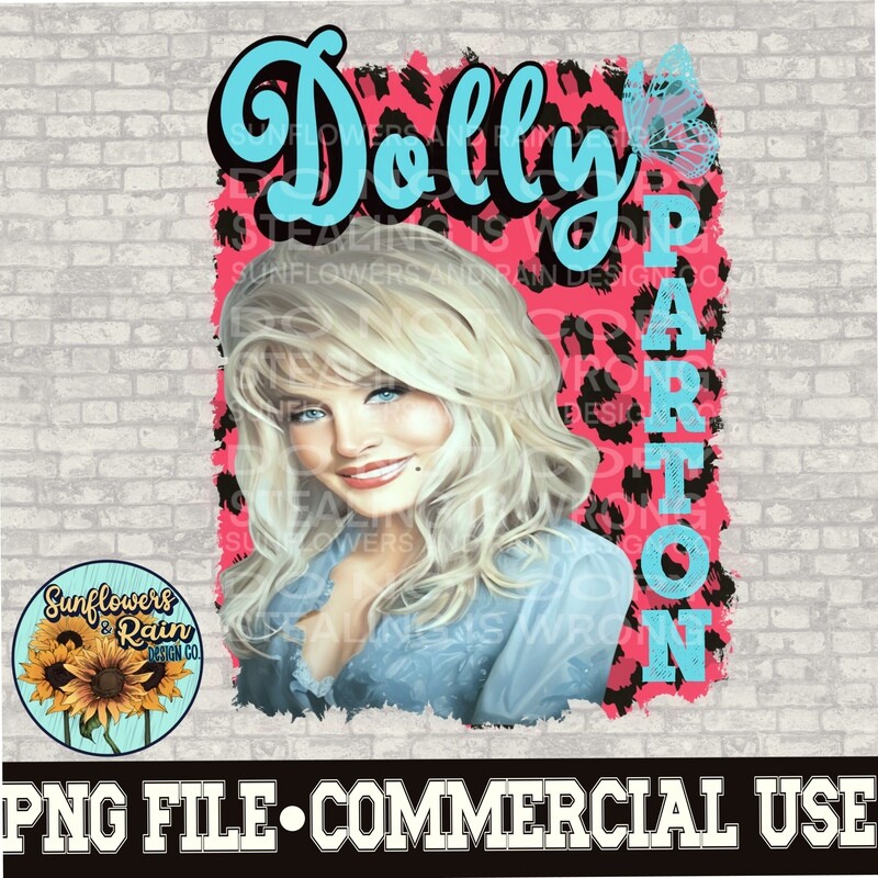 Dolly png file for sublimation and dtf. Digital download