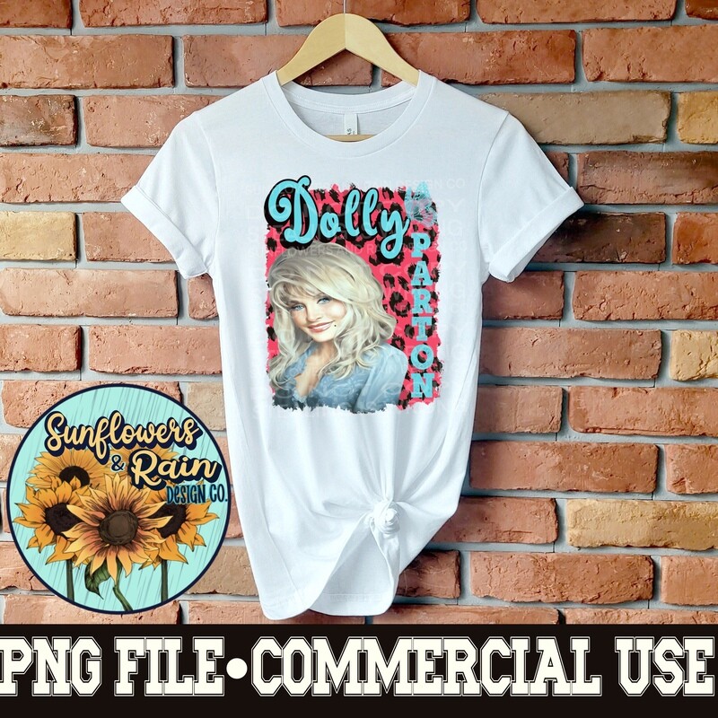 Dolly png file for sublimation and dtf. Digital download