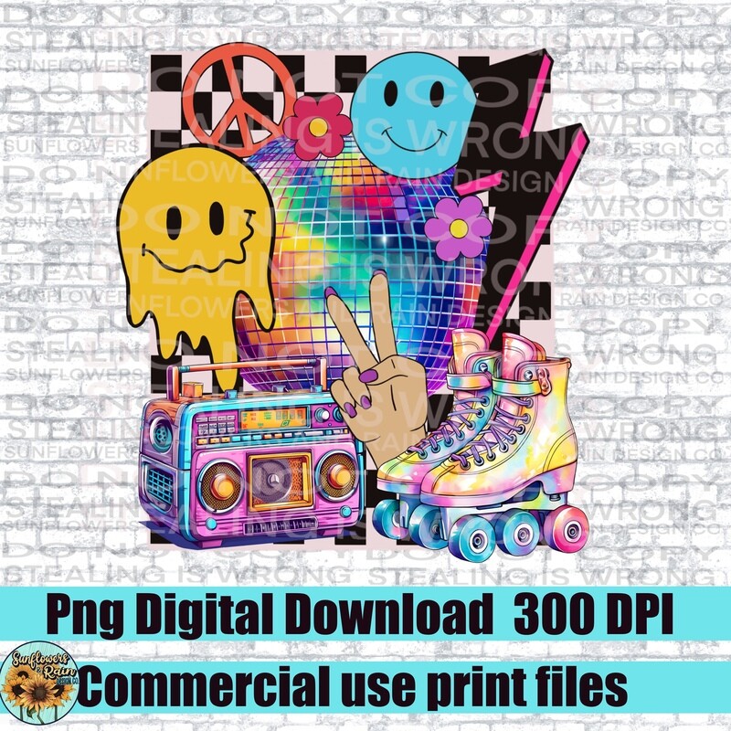 Classic retro collage  png file for sublimation and dtf. Digital download