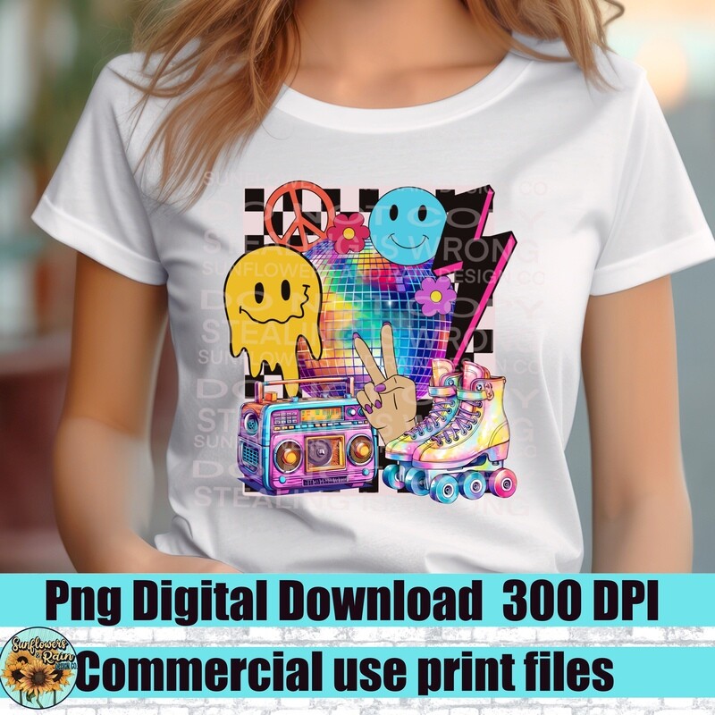 Classic retro collage  png file for sublimation and dtf. Digital download