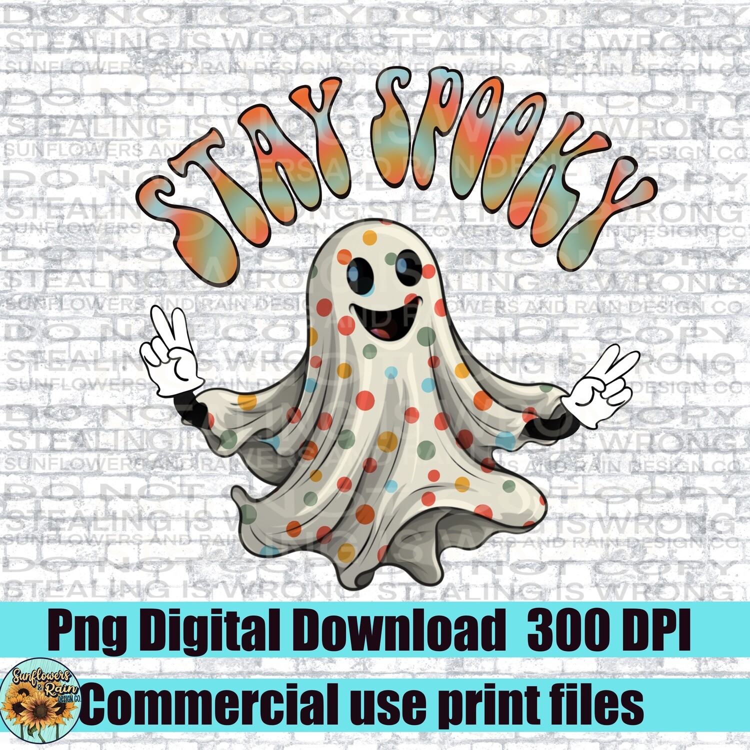 Stay spooky png file for sublimation and dtf. Digital download