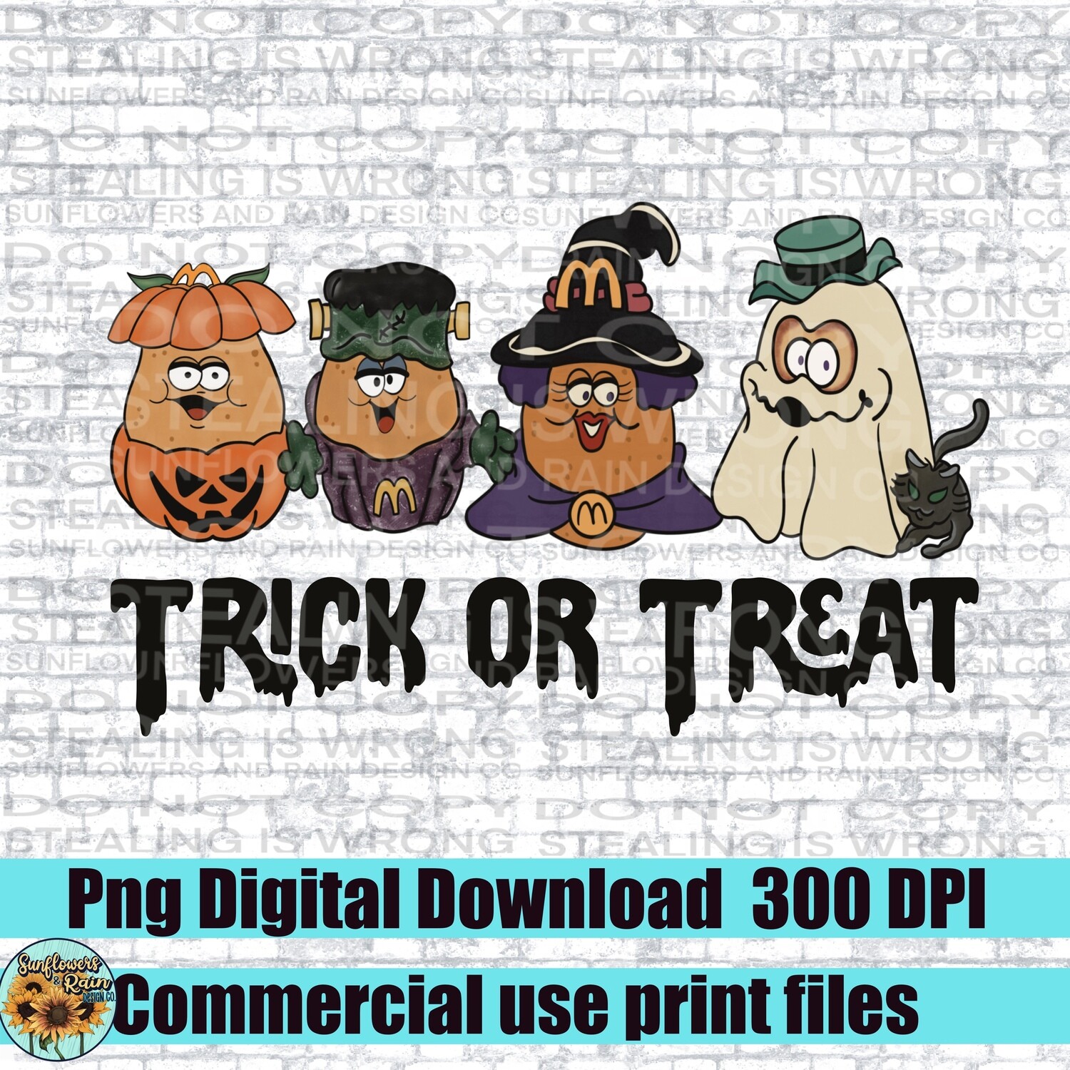 McNuggets Halloween  Sublimation file for png designs digital download