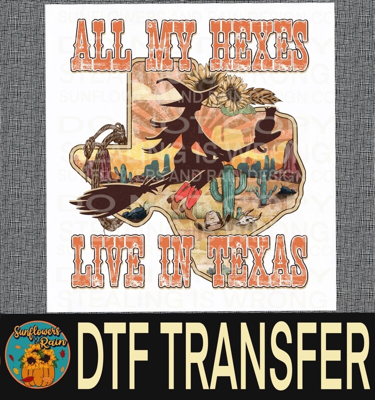 All my hexes live in Texas Dtf transfer.