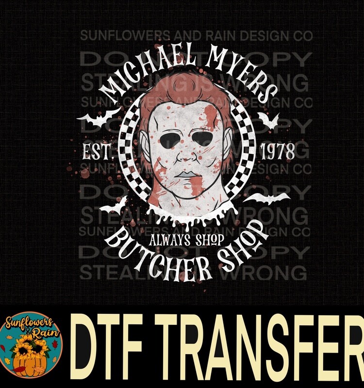 Micheal Meyers   Dtf transfer.