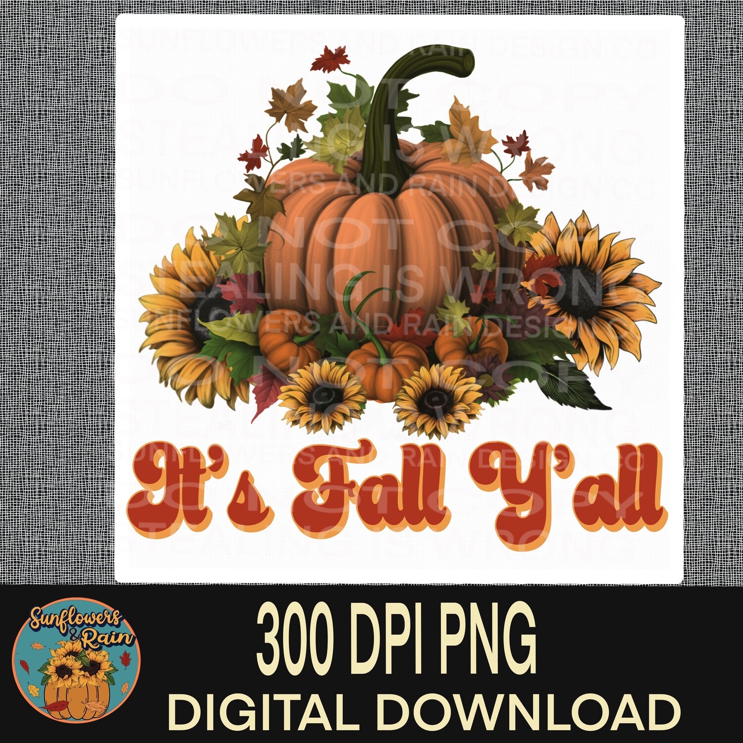 It’s fall y’all  Halloween Png, Sublimation Design Downloads