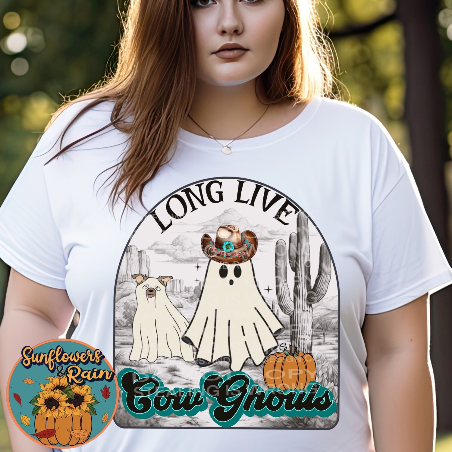 Love live cow ghouls western T-shirt or sweatshirt 
Please read full description