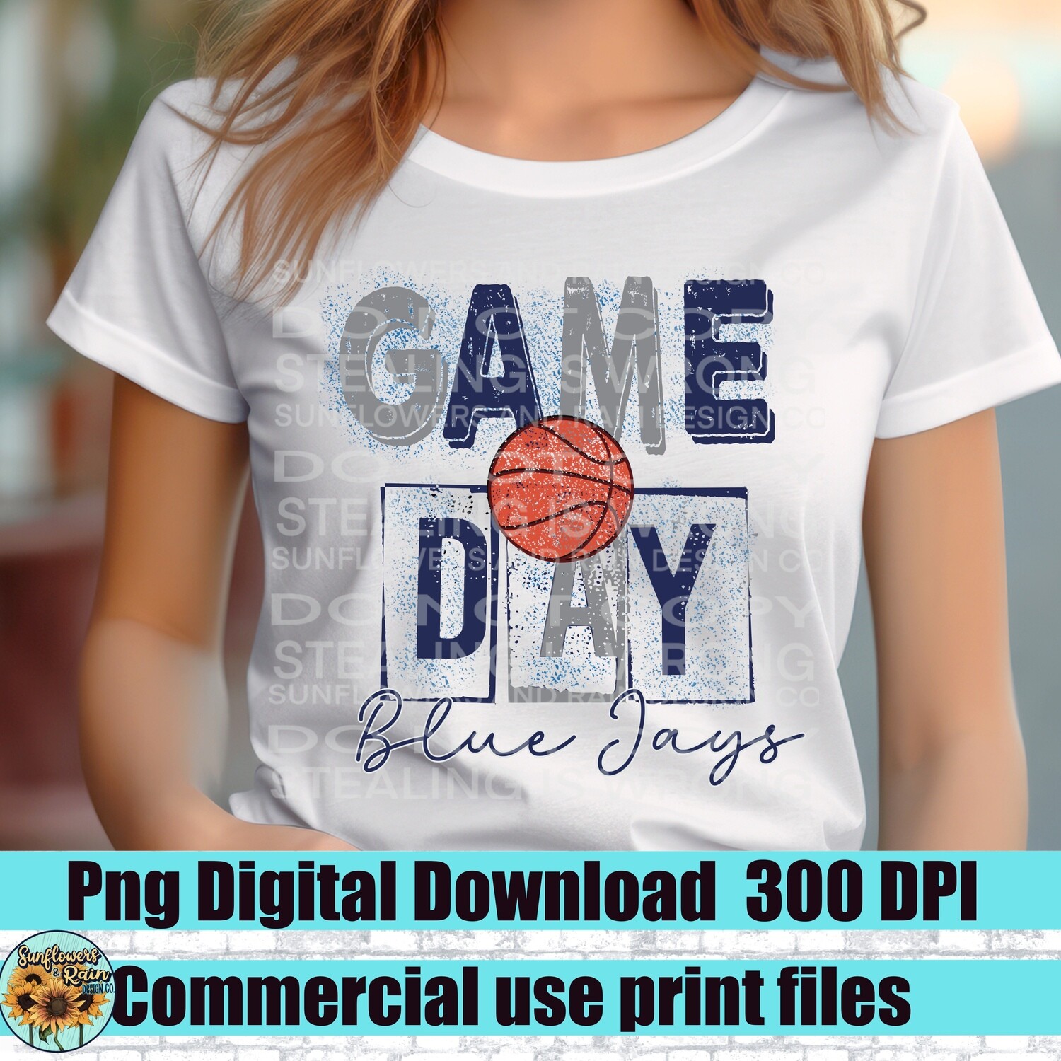 Blue jays basketball  design. Sublimation design download