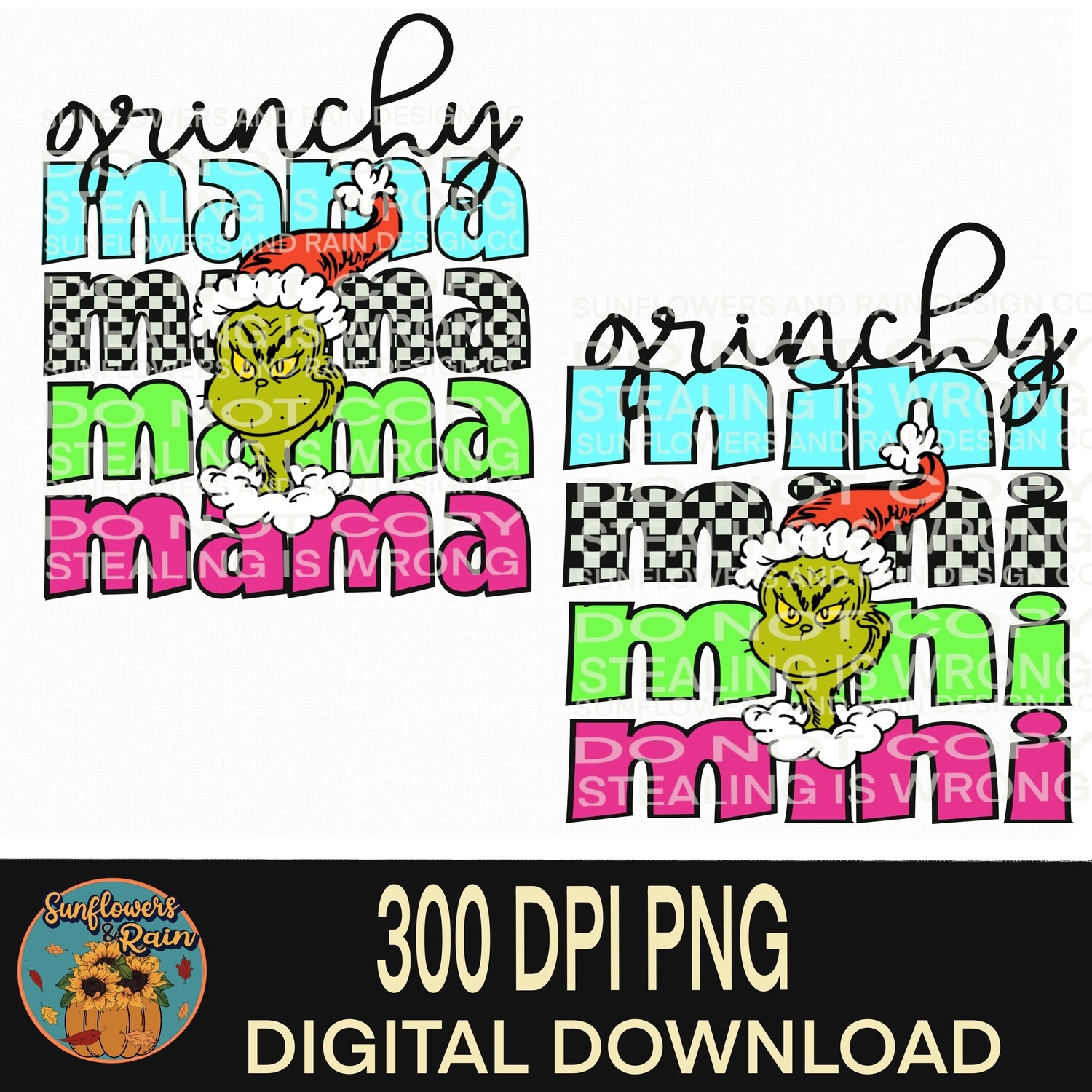 Grinch mama, Grinch mini bundle. Png file for sublimation tshirts.