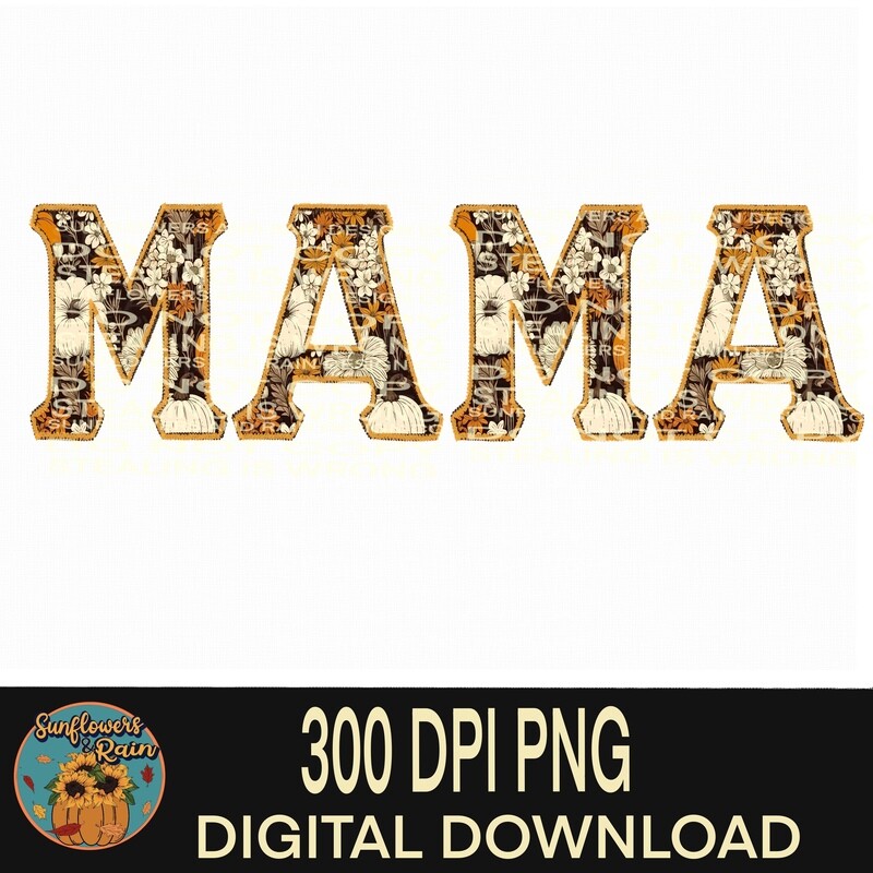 Embroidery Mama    Png file for sublimation tshirts.